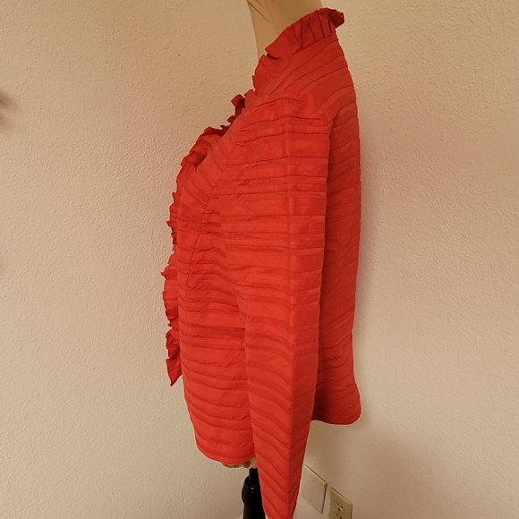 Lafayette 148 New York Vibrant Red Jacket - Picture 4 of 5